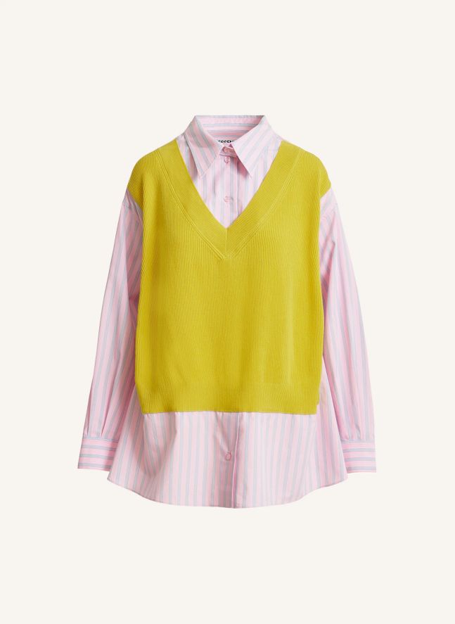 Chemise Combo Jit | Jaune citron
