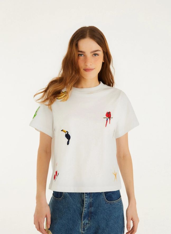 T-shirt Cool Day Coton | Blanc