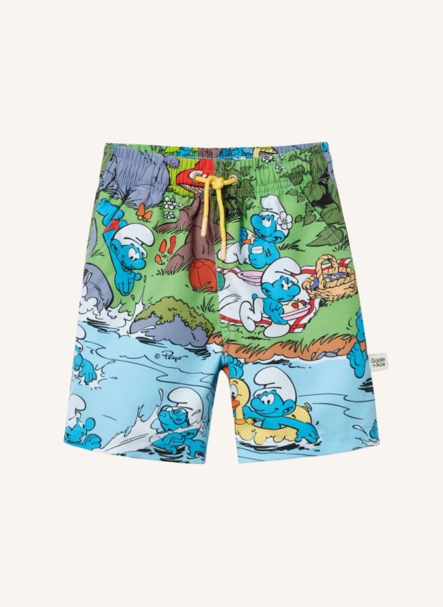Short de Bain - Goldie + Ace x Schtroumpfs | Bleu