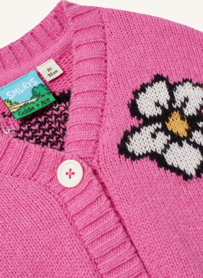 Cardigan - Goldie + Ace x Schtroumpfs | Rose