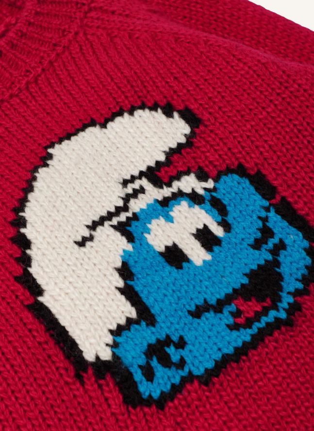Pull - Goldie + Ace x Schtroumpfs | Rouge