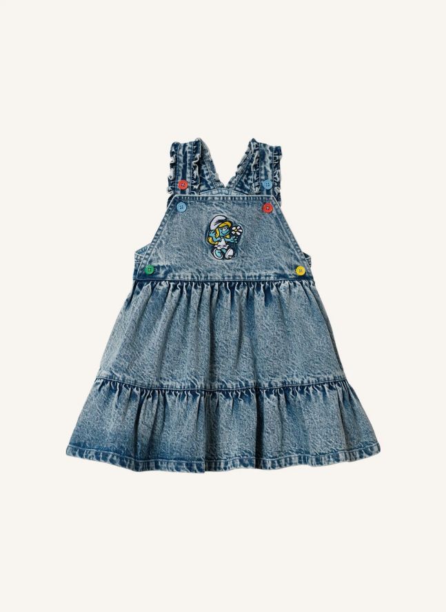 Robe Denim - Goldie + Ace x Schtroumpfs | Bleu