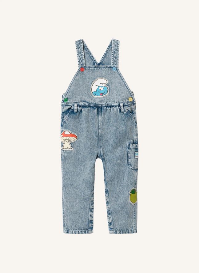 Salopette Denim - Goldie + Ace x Schtroumpfs | Bleu