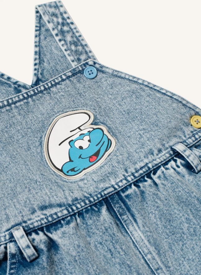 Salopette Denim - Goldie + Ace x Schtroumpfs | Bleu