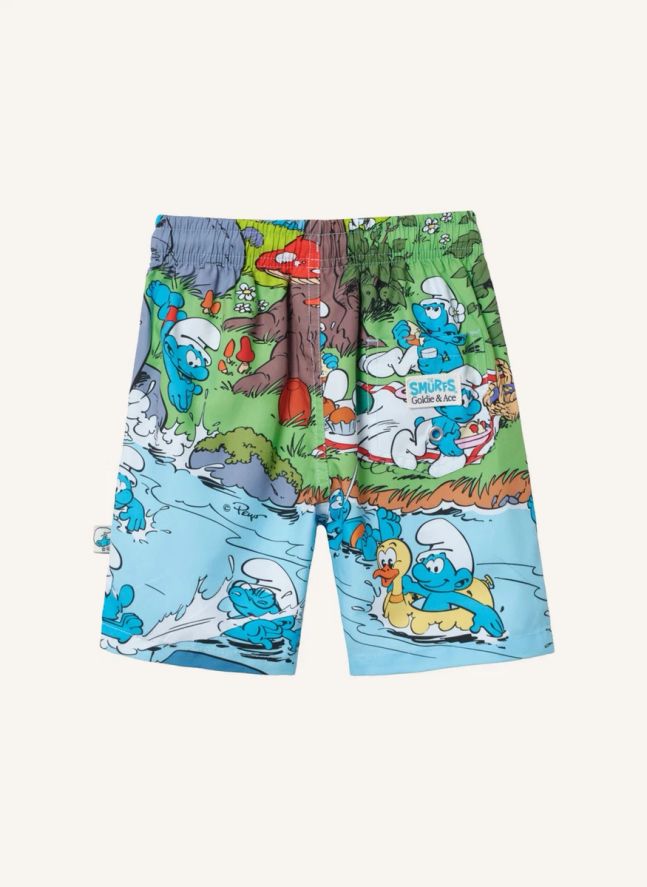 Short de Bain - Goldie + Ace x Schtroumpfs | Bleu