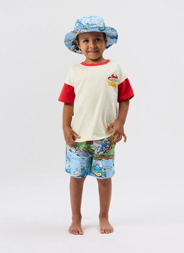 Short de Bain - Goldie + Ace x Schtroumpfs | Bleu