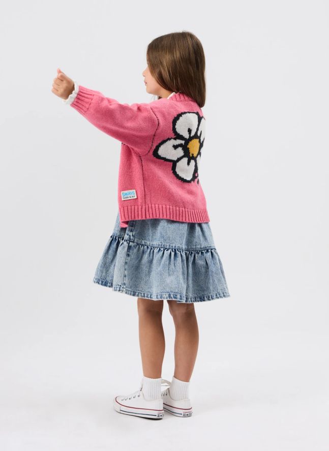 Cardigan - Goldie + Ace x Schtroumpfs | Rose