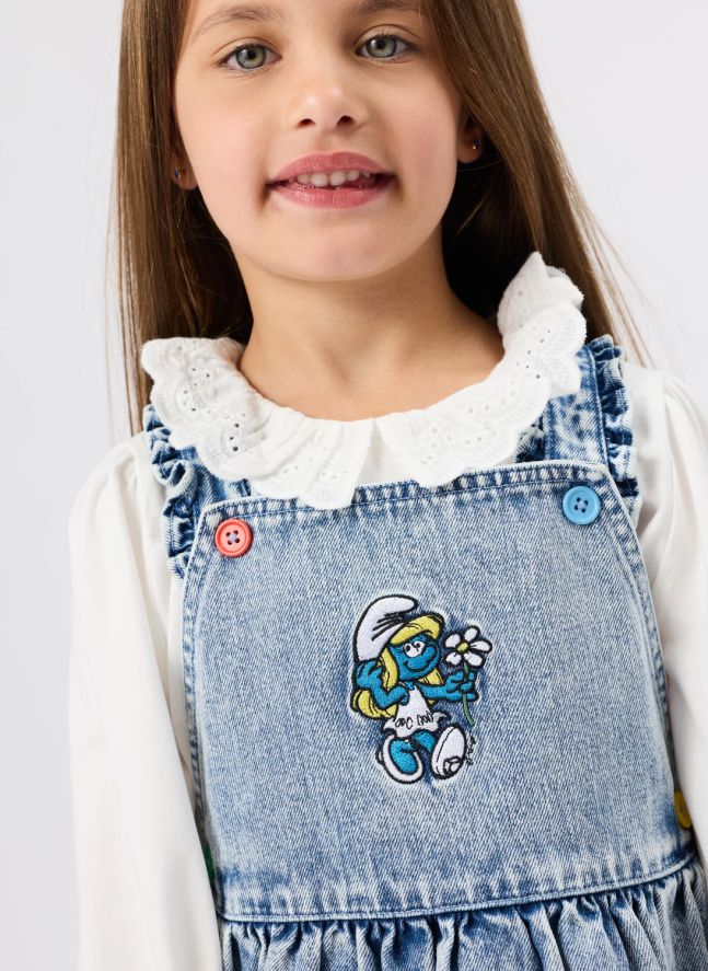 Robe Denim - Goldie + Ace x Schtroumpfs | Bleu