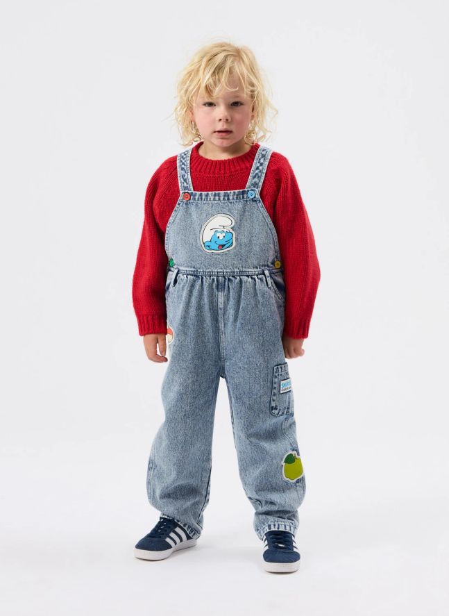 Salopette Denim - Goldie + Ace x Schtroumpfs | Bleu