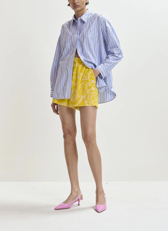 Short Jorton Eponge | Jaune citron