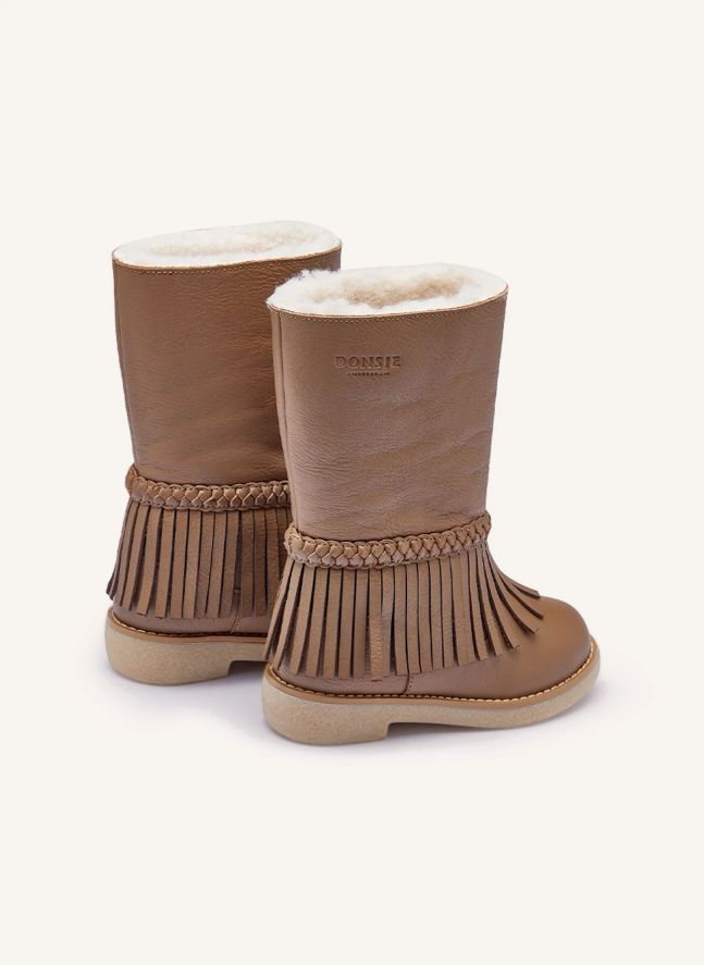 Boots Franges Daffy | Marron