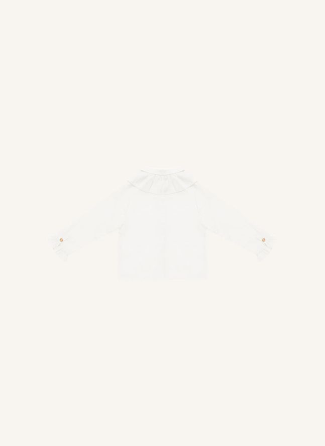 Nien Organic Cotton Blouse | White
