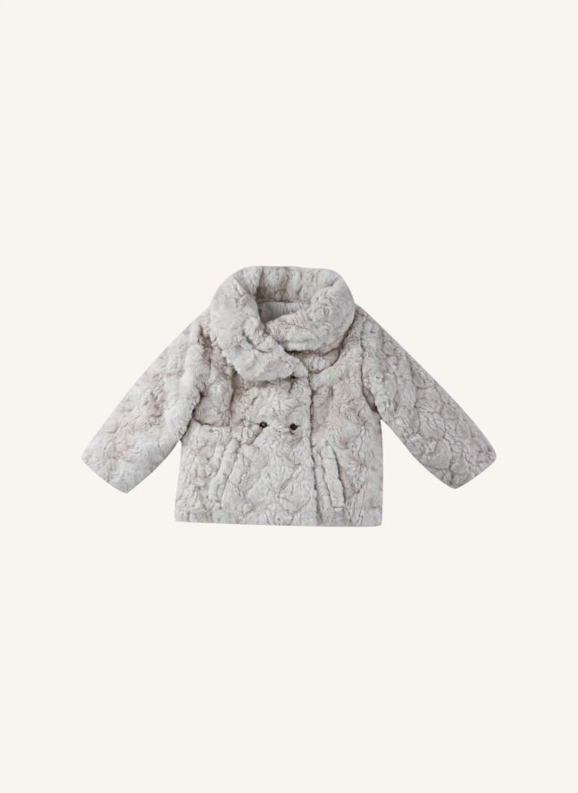 Manteau Fourrure Noekie | Ecru