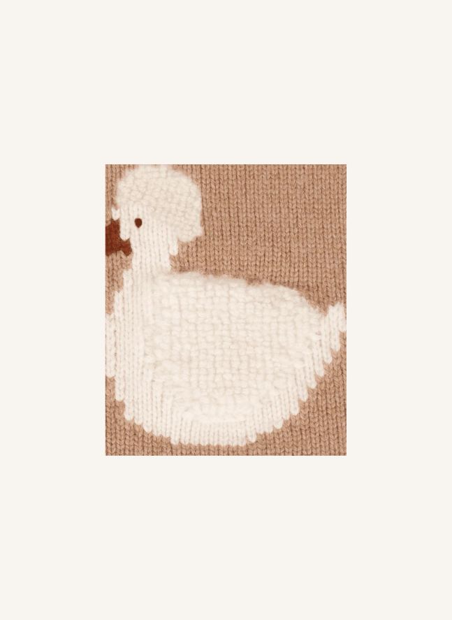 Pull Denna Canard Laine Merinos | Noisette
