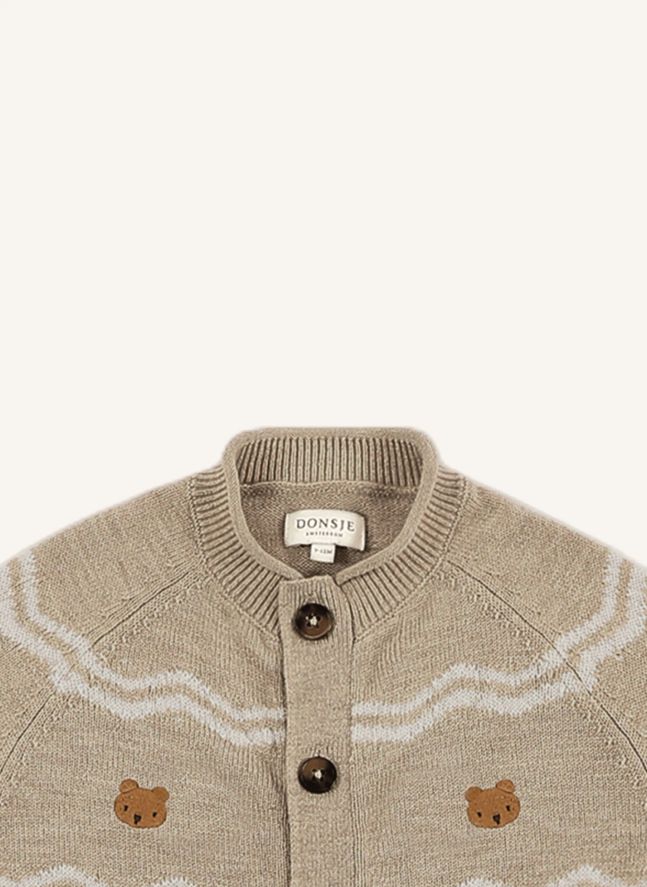 Combinaison Guillaume Laine Merinos | Beige chiné