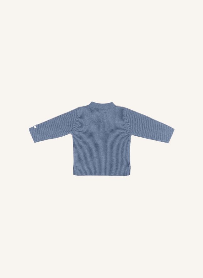 Cardigan Fennie Laine Merinos | Bleu