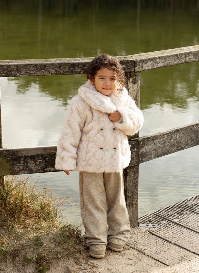 Manteau Fourrure Noekie | Ecru