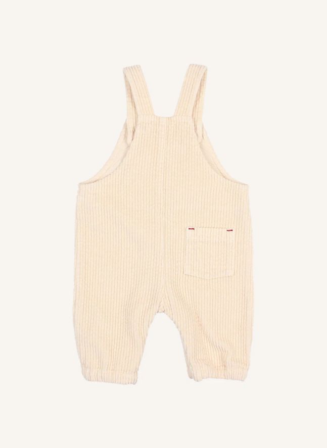 Salopette Poche Velours Côtelé | Beige