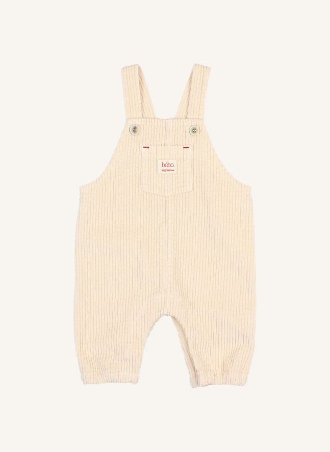 Salopette Poche Velours Côtelé | Beige