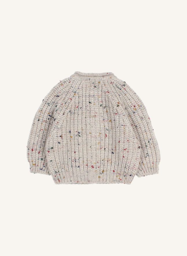Cardigan Chiné Botonato Bébé | Gris
