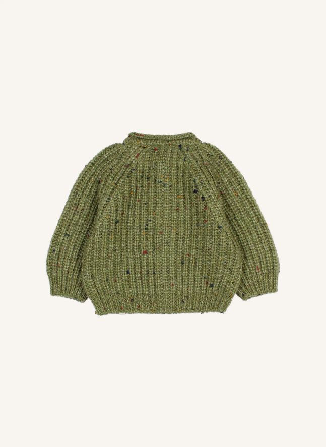 Cardigan Chiné Botonato Bébé | Vert