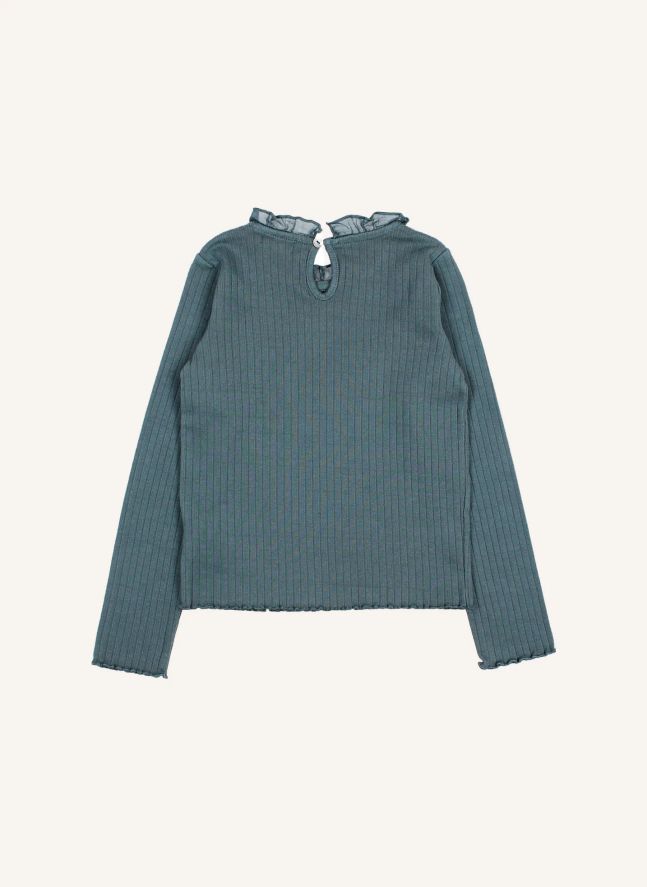 T-shirt Volants | Bleu horizon