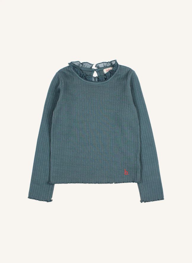 T-shirt Volants | Bleu horizon