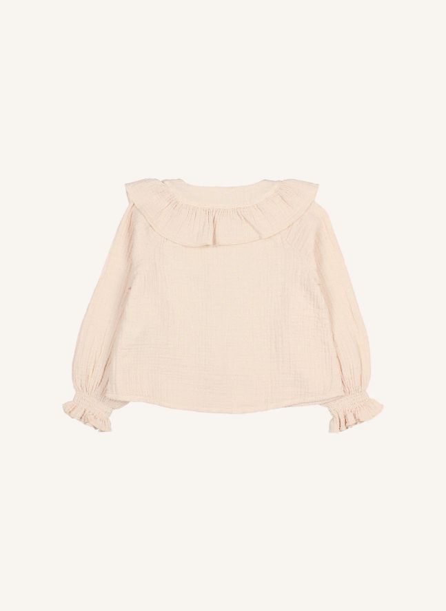 Blouse Plumeti Coton Bio | Rose pâle