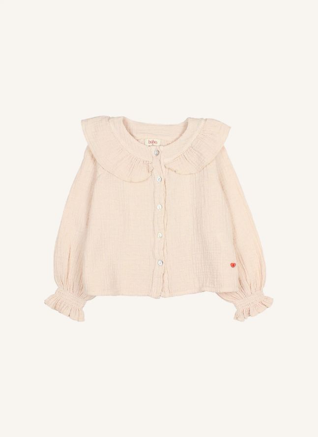Blouse Plumeti Coton Bio | Rose pâle