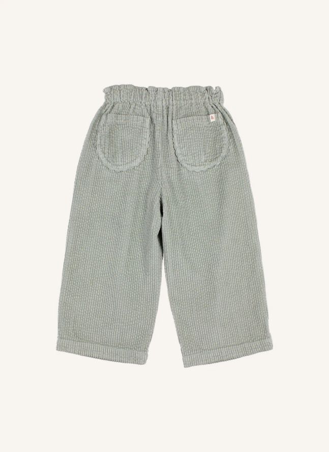 Pantalon Girly Velours Côtelé | Eucalyptus