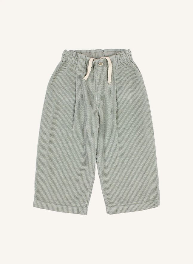 Pantalon Girly Velours Côtelé | Eucalyptus