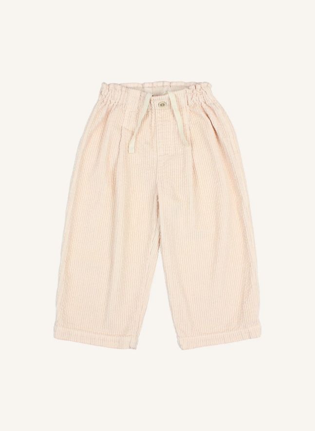 Pantalon Girly Velours Côtelé | Rose pâle