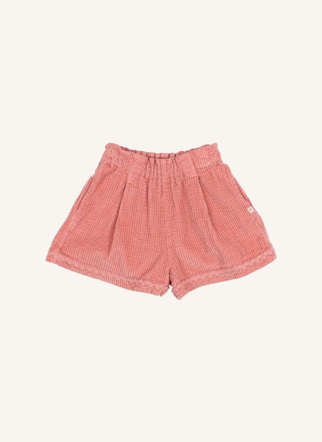 Short Velours Côtelé | Rose