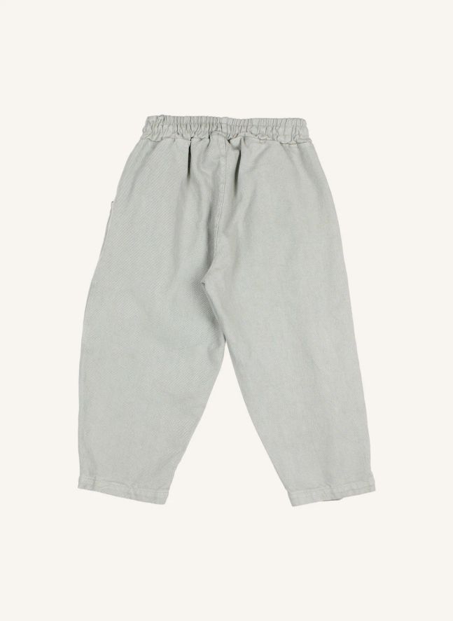 Pantalon Drill Girly Cordon | Eucalyptus
