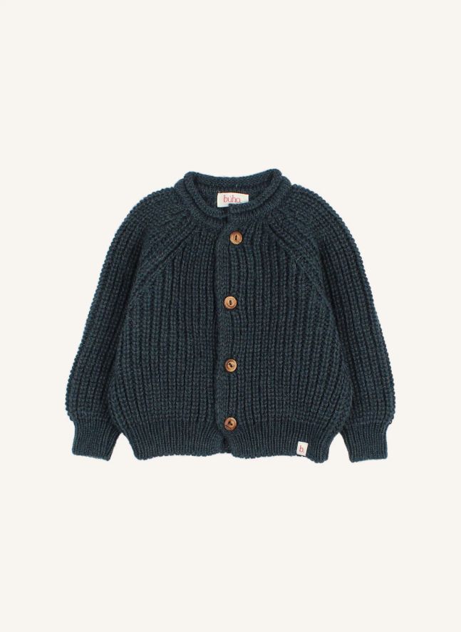 Cardigan Soft Tricot Bébé | Gris foncé