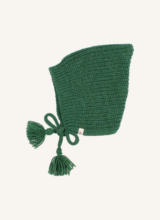 Bonnet Pompons | Vert