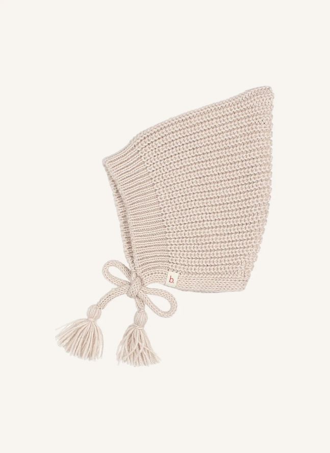 Bonnet Pompons | Beige