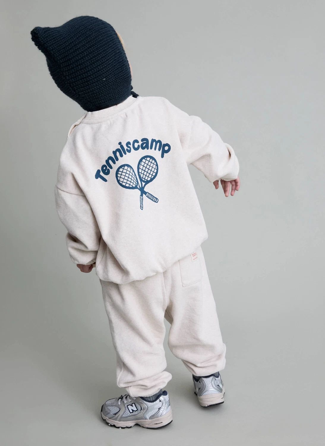 Bonnet Pompons | Gris foncé- Image produit n°2