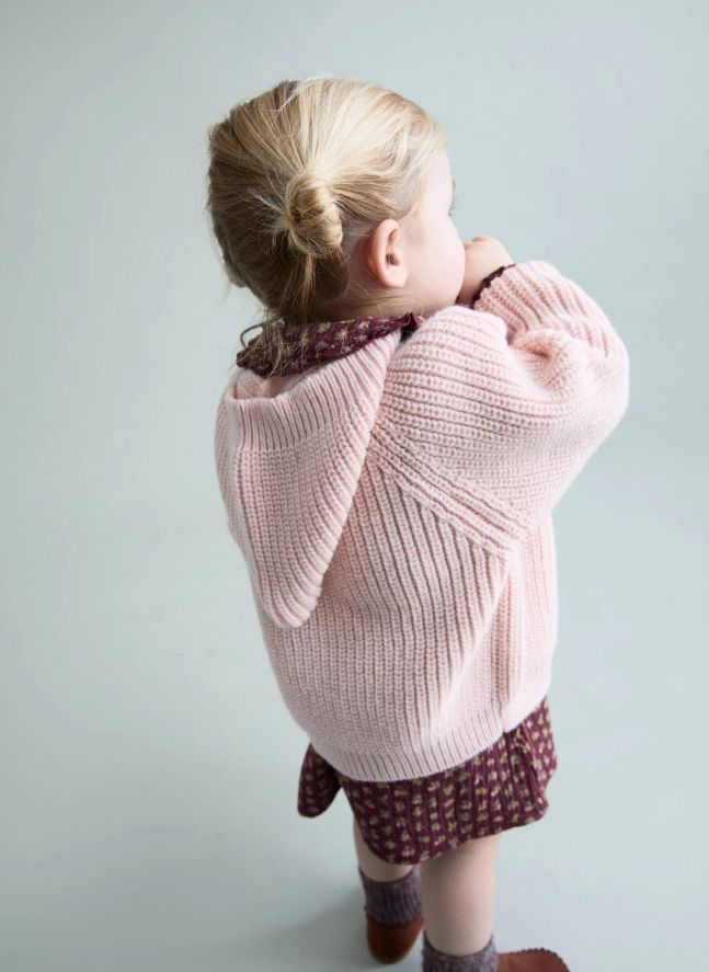 Bonnet Pompons | Rose pâle
