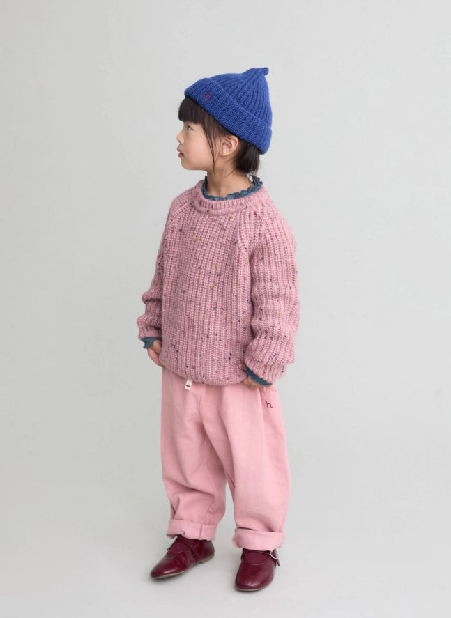 Pantalon Drill Girly Cordon | Rose