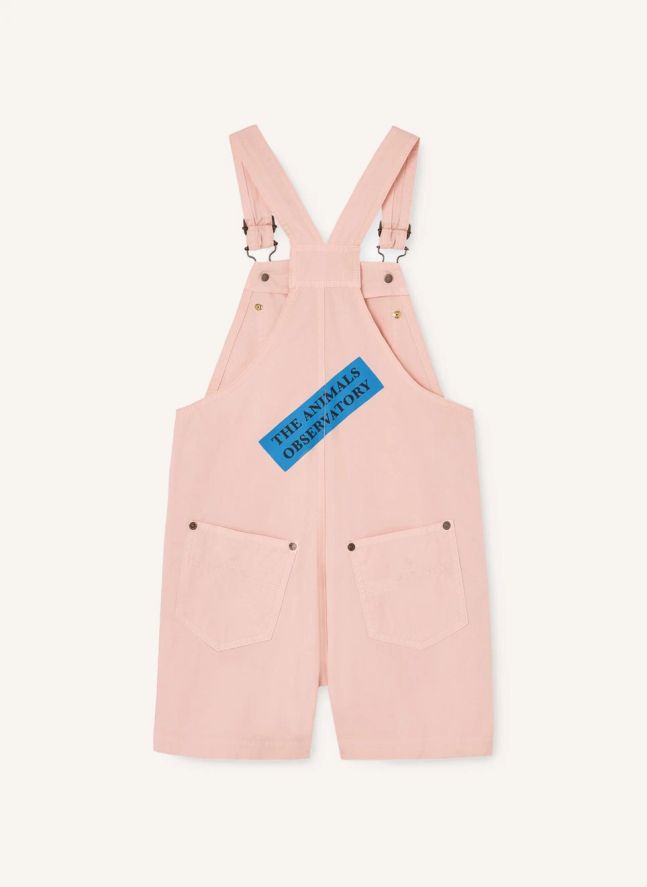 Salopette Courte Mule | Rose pâle