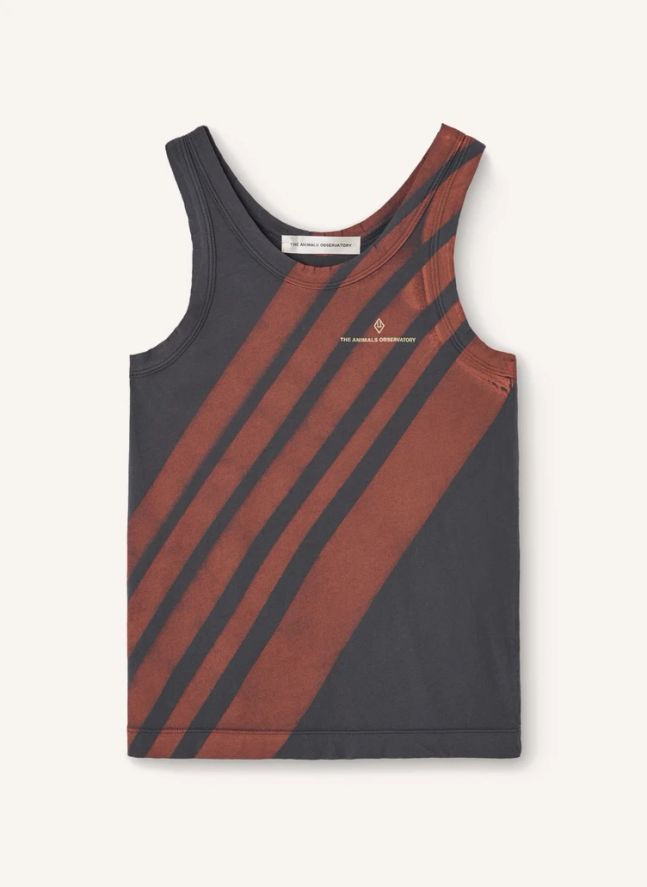 Camiseta de tirantes Rana | Gris Antracita