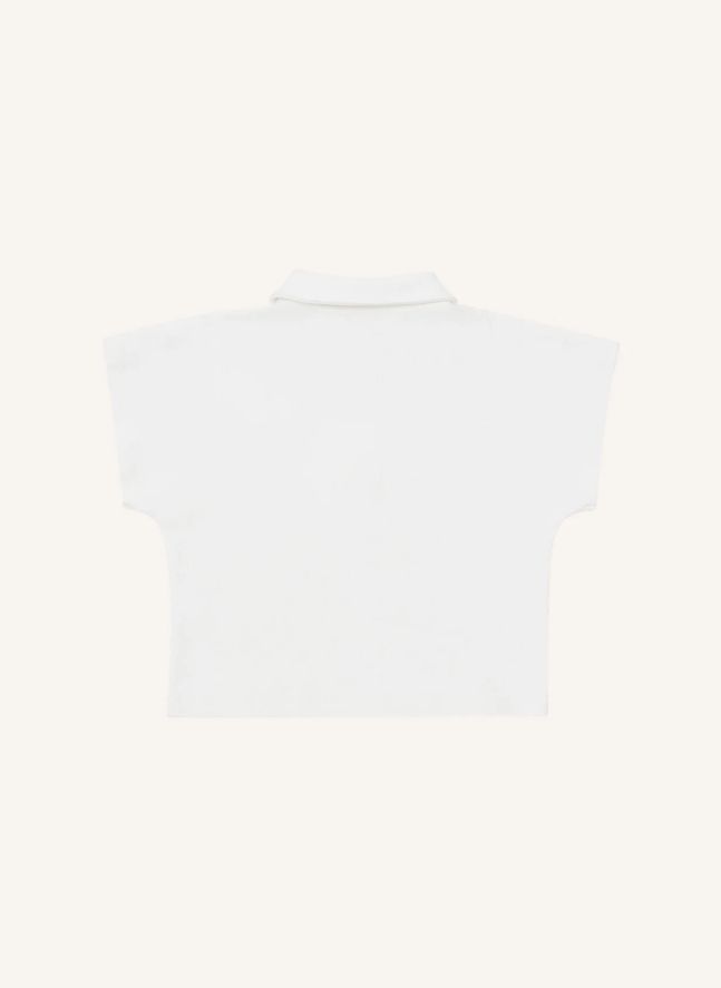 Top con cuello Claudine de Ivelle | Blanco