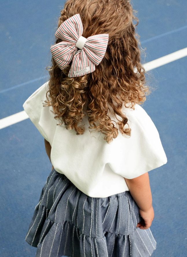 Top con cuello Claudine de Ivelle | Blanco