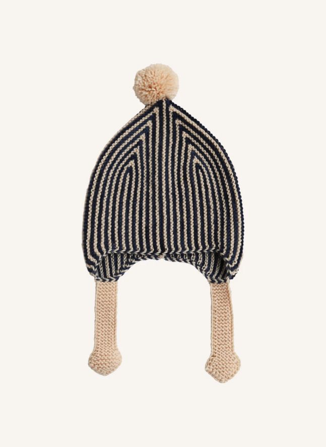 Bonnet Divna Laine Mérinos | Bleu marine
