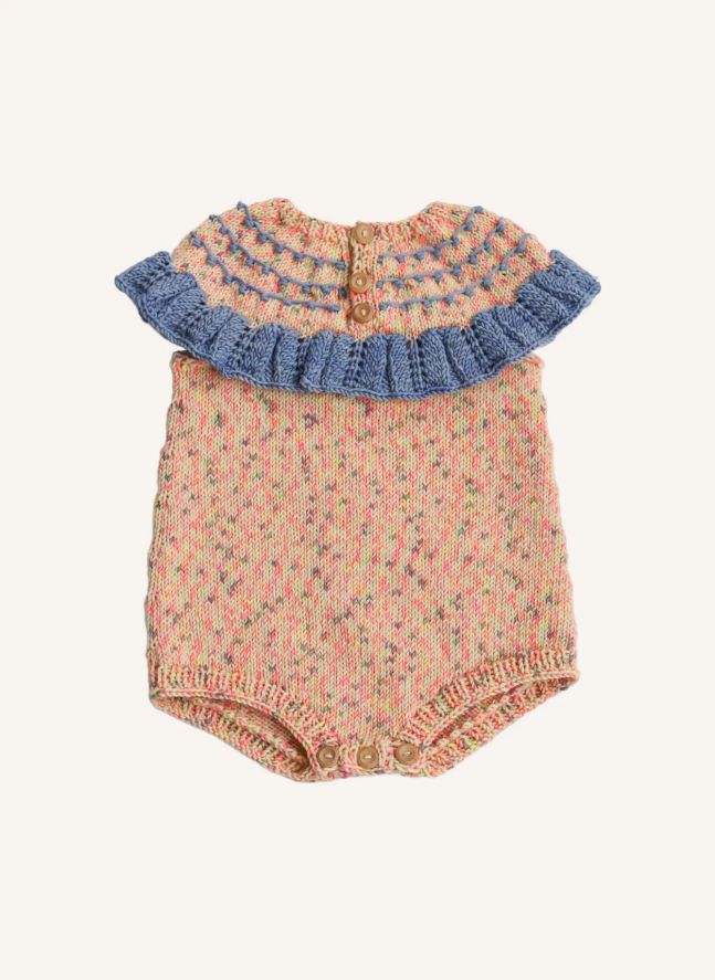 Barboteuse Dove Laine Mérinos | Rose