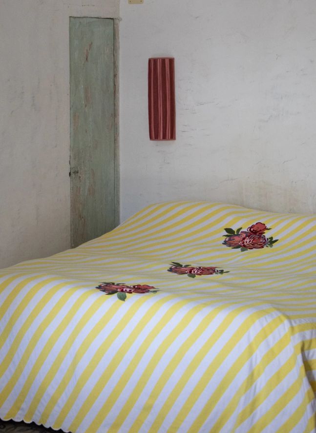 Couvre-lit Monastico, Lisa Corti x The Socialite Family  | Jaune