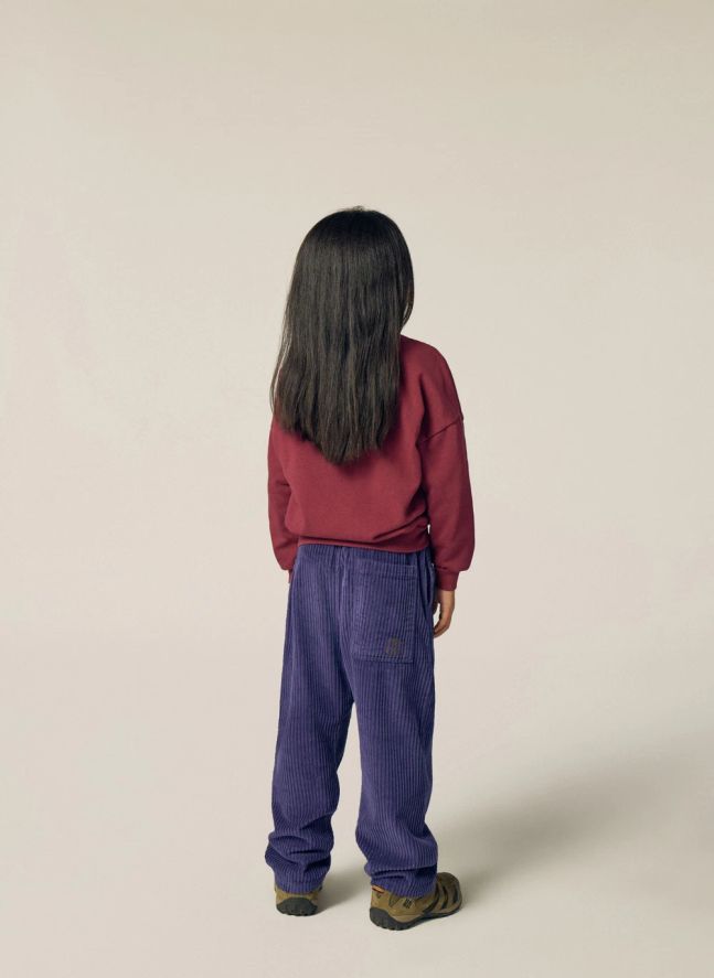 Sweat Fleur | Bordeaux