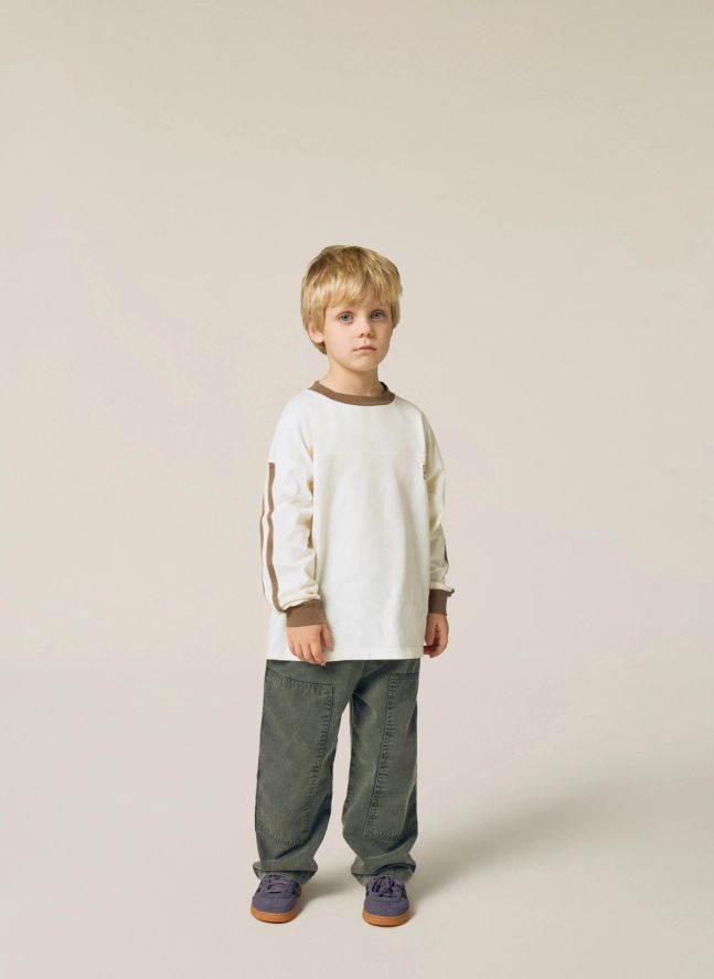 T-shirt Bandes | Ecru