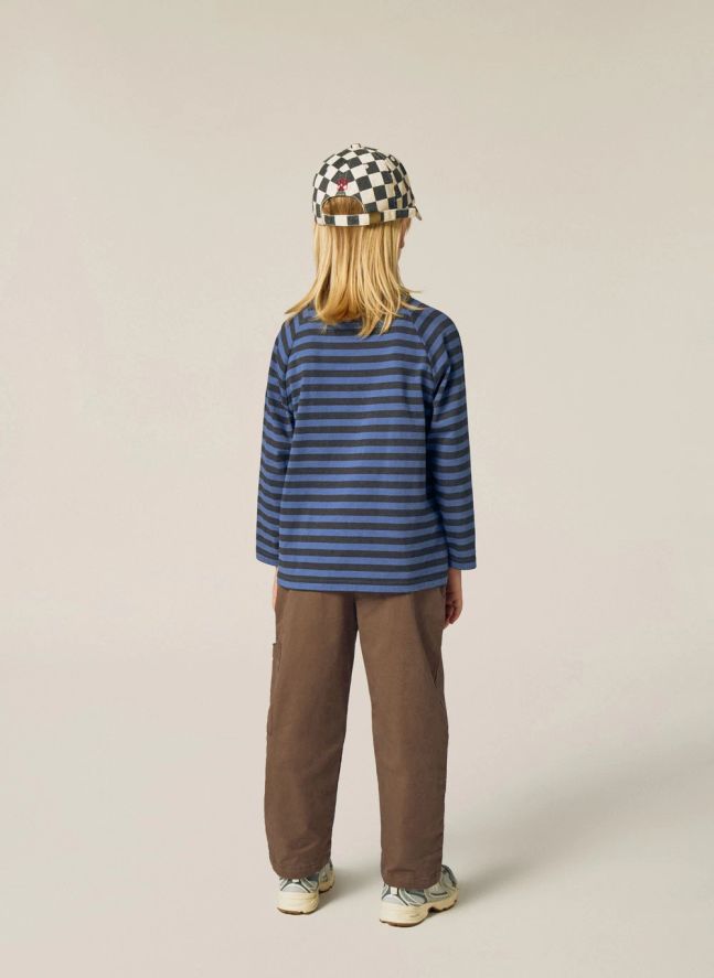 T-shirt Rayé | Bleu